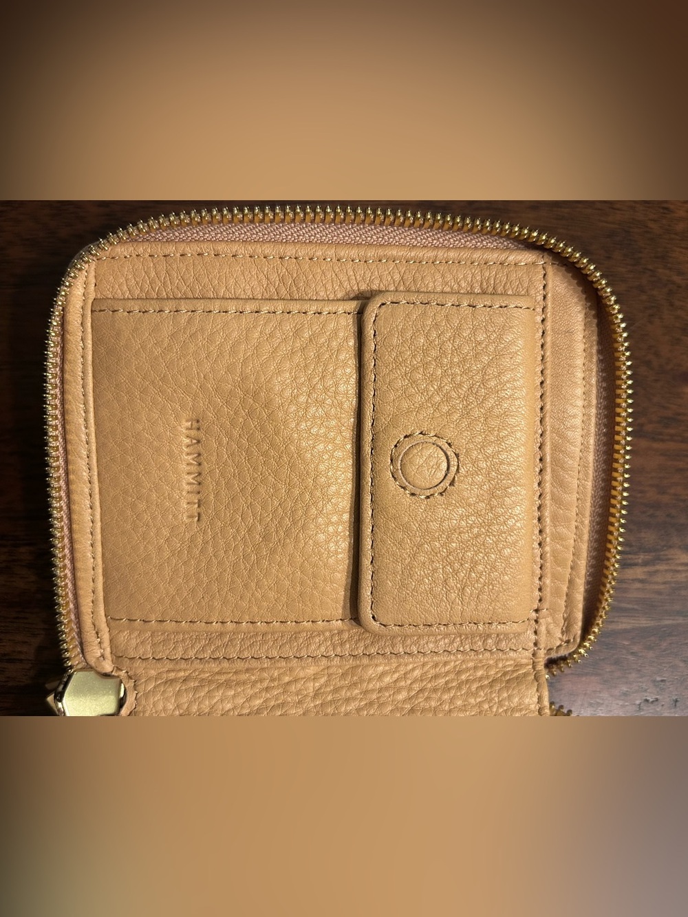 Hammitt Five North Wallet — Biscotti Tan & Gold Hardware — New Without Tags - Picture 7 of 11